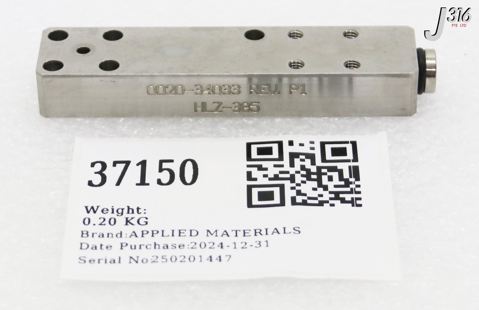 37150 APPLIED MATERIALS HELIUM BLOCK BASE 0020-34033 | eBay